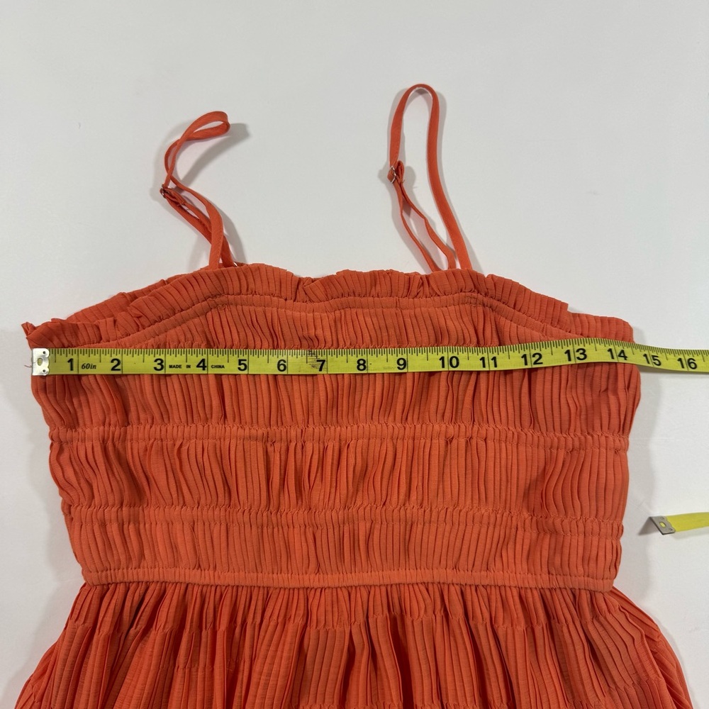 New By The River Smocked Sundress Orange - Picture 5 of 8
